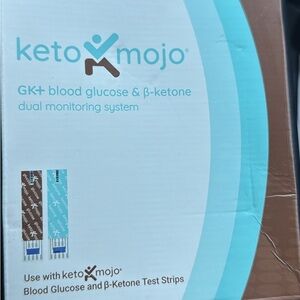 Blood Glucose & Ketone Monitoring System - Brown and Blue